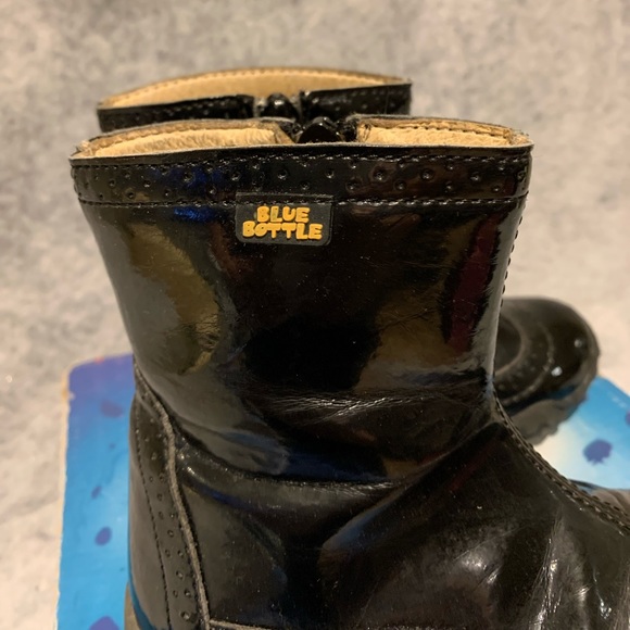 Blue Botte Patent Leather boots - Picture 7 of 7